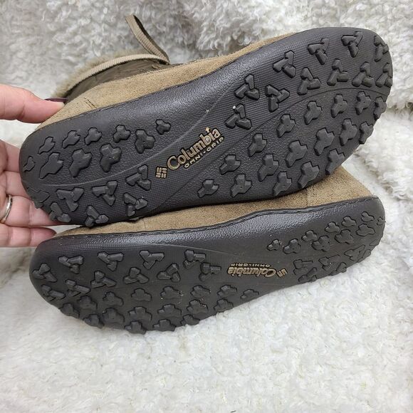 Columbia Powder Summit Shorty Mid Calf Lace Up Winter Boot Size 7 YL5207-269 - Picture 5 of 8